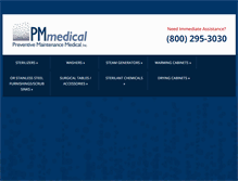 Tablet Screenshot of preventivemaintenancemedical.com